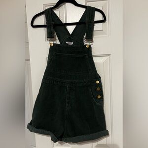 Princess Polly green overalls